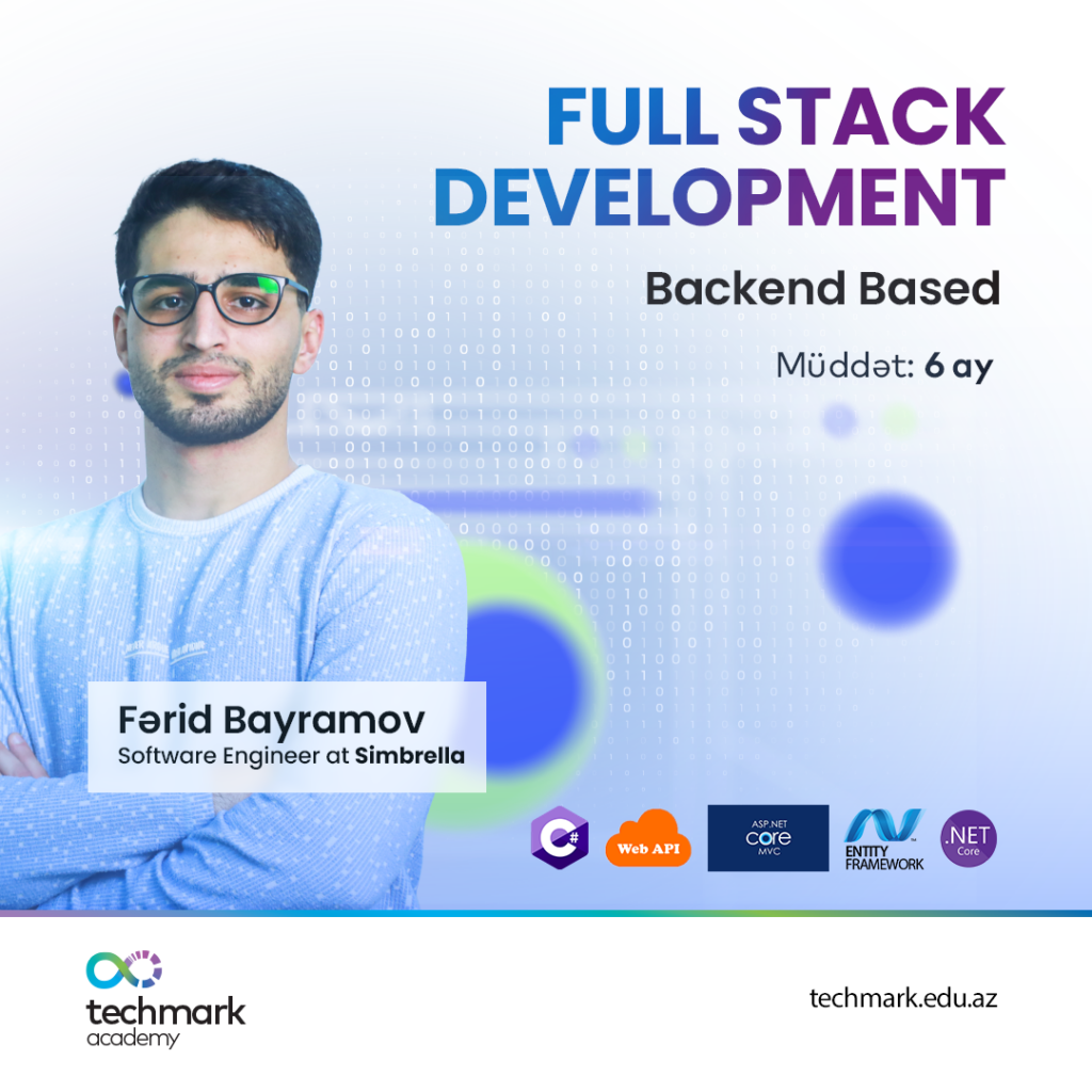 backend full stack development kursu, full stack backend proqramlaşdırma kursu